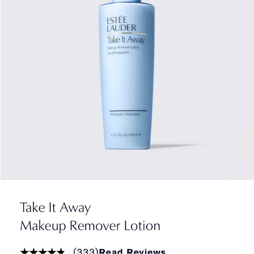 Estee Lauder Take It Away Makeup Remover Lotion - Blue